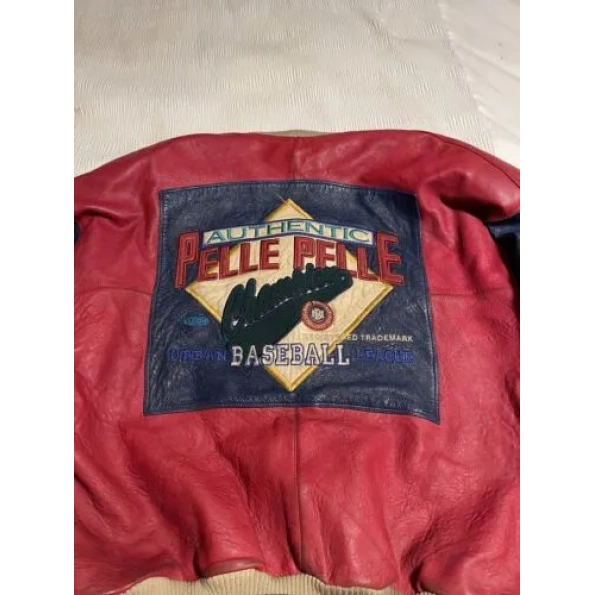 Pelle Pelle Authentic Baseball Urban League Red Jacket