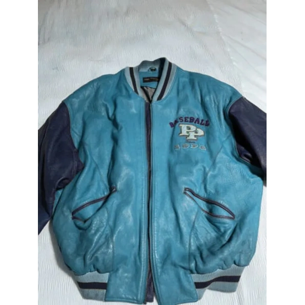 126a-2-595x595-1.webp Pelle Pelle Authentic Baseball Urban League Turquoise Jacket