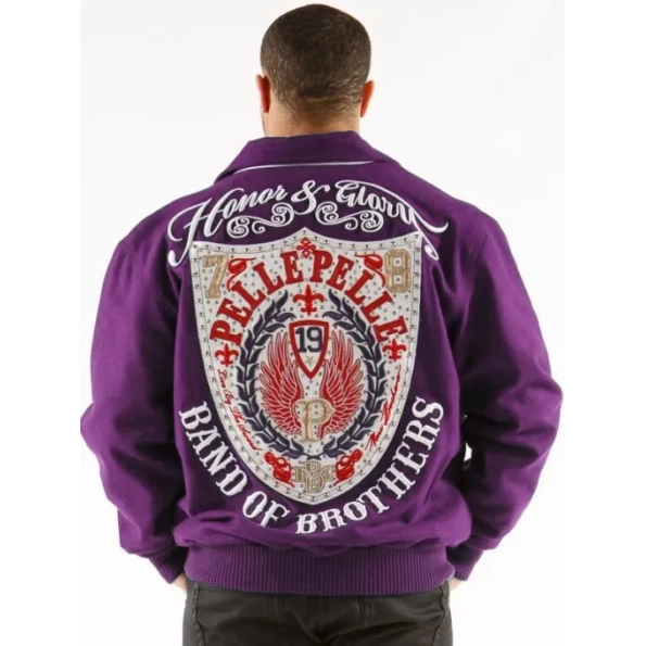 154a-595x595-1.webp Pelle Pelle Band of Brothers Purple Jacket