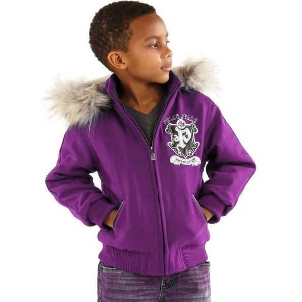 37a-2-595x595-1.webp Pelle Pelle Kids Back to School Royal Light Purple Jacket