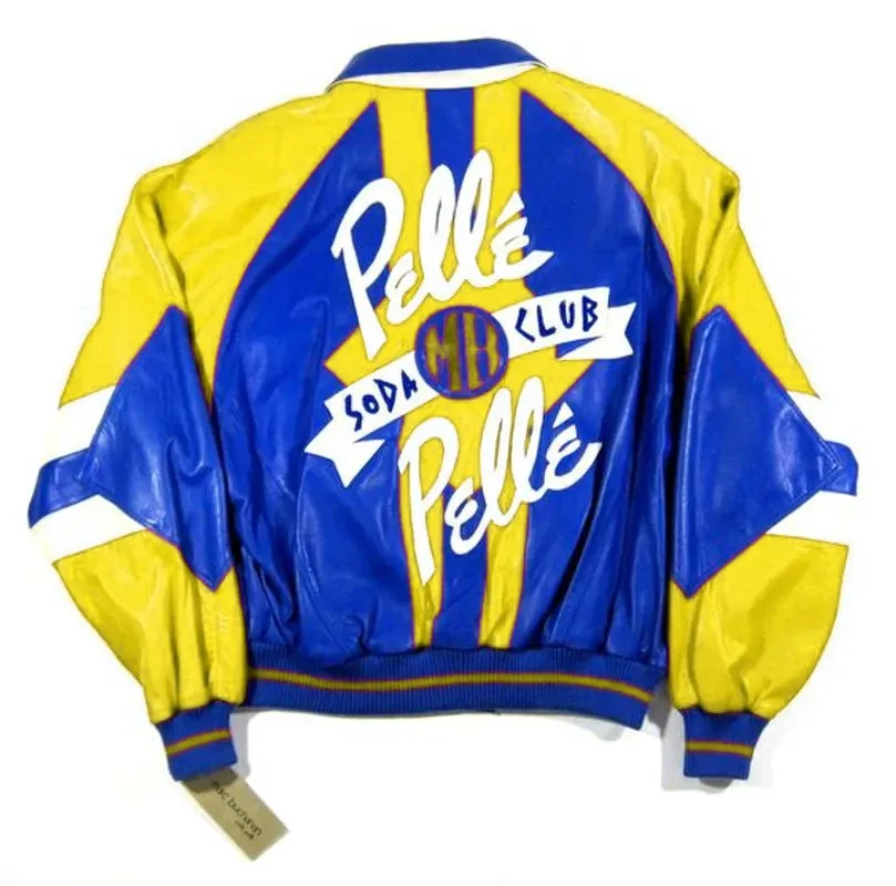 Early-90S-Vintage-Pelle-Pelle-Yellow-Soda-Club-Jacket.webp Early 90S Vintage Pelle Pelle Yellow Soda Club Jacket