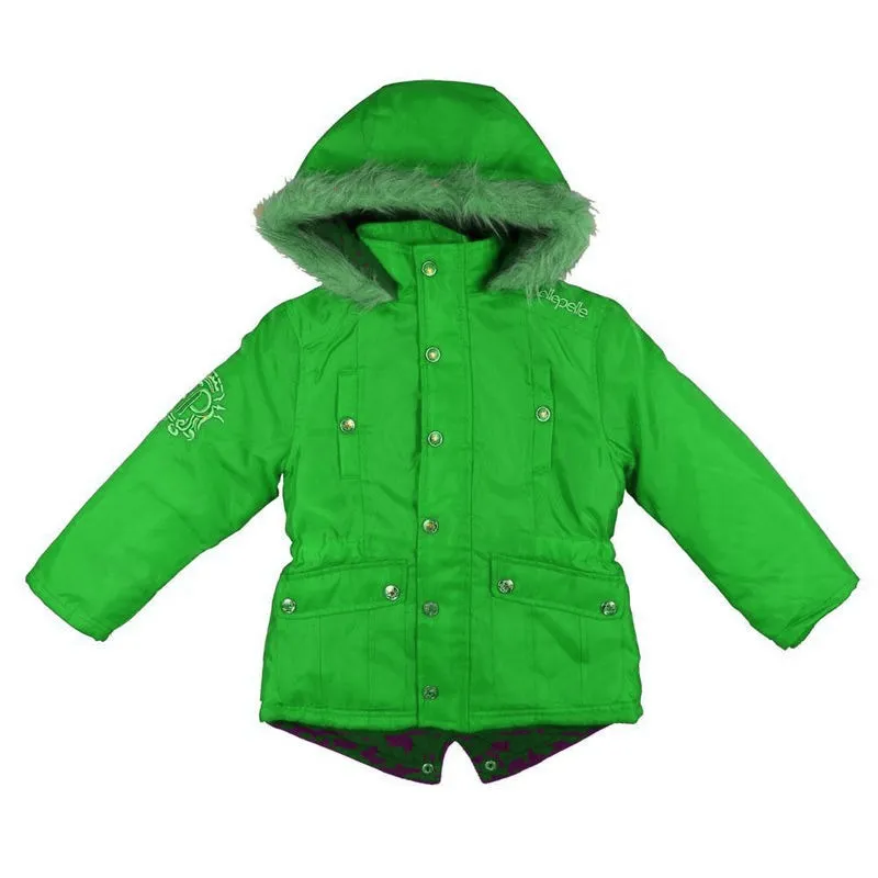 Girls-Pelle-Pelle-Green-Snorkel-Jacket.webp Girls Pelle Pelle Green Snorkel Jacket
