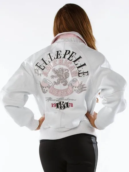 Ladies-Pelle-Pelle-American-Rebel-White-Jacket.webp Ladies Pelle Pelle American Rebel White Jacket