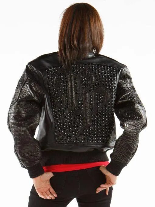 Ladies-Pelle-Pelle-MB-Bomber-Black-Jacket.webp Ladies Pelle Pelle MB Bomber Black Leather Jacket