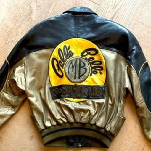 Men Marc Buchanan Pelle Pelle Vintage 90’s Leather Varsity Jacket