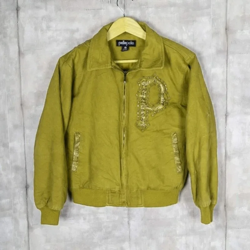 Marc-Buchanan-Pelle-Pelle-Womens-Vintage-Dark-Brown-Jacket-5-jpg.webp Pelle Pelle Marc Buchanan Womens Vintage Bomber Olive Jacket
