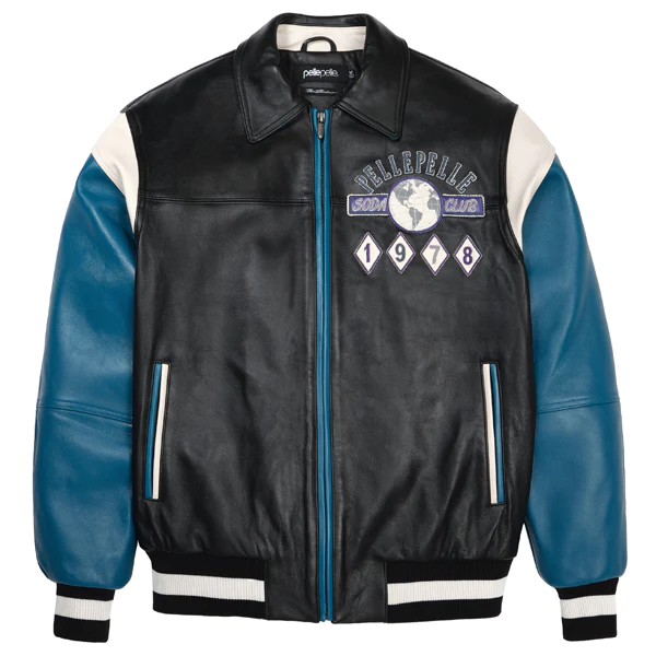 Men-Pelle-Pelle-World-Famous-Soda-Club-Plush-Blue-And-Black-Jacket.webp Men Pelle Pelle World Famous Soda Club Plush Blue And Black Jacket