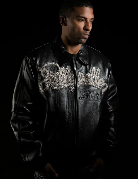 Pelle Pelle 35th Anniversary Black Studded Leather Jacket