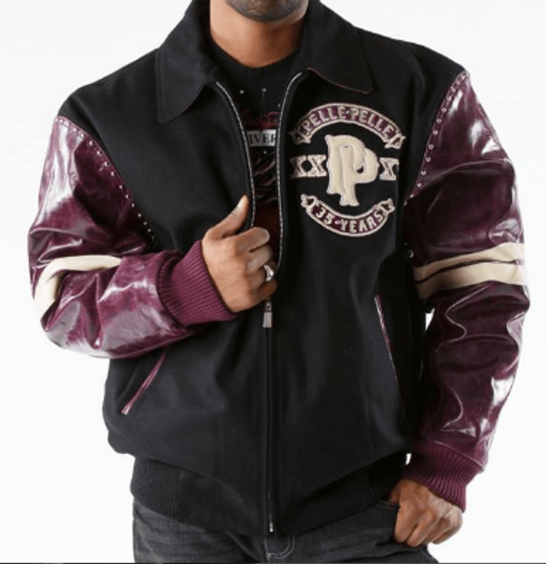 Pelle Pelle 35th Anniversary Panther Black Woolen Jacket