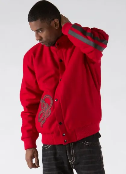Pelle Pelle Men 35th Anniversary Red Wool Jacket