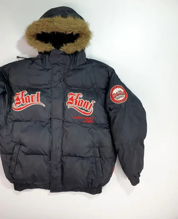 Pelle-Pelle-90s-Karl-Kani-Big-Logo-Puffer-Bomber-Jacket.webp Pelle Pelle 90s Karl Kani Big Logo Puffer Bomber Jacket
