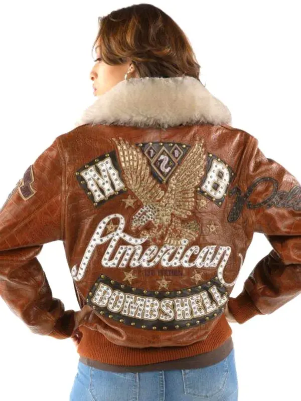 Pelle-Pelle-American-Bombshell-Brown-Jacket.webp Pelle Pelle American Bombshell Brown Jacket - Image 1