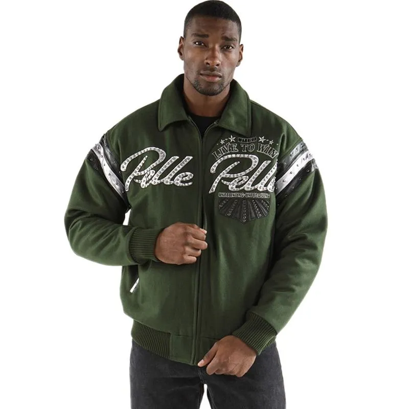 Pelle-Pelle-American-Legend-Green-Varsity-Jacket.webp Pelle Pelle American Legend Green Varsity Jacket
