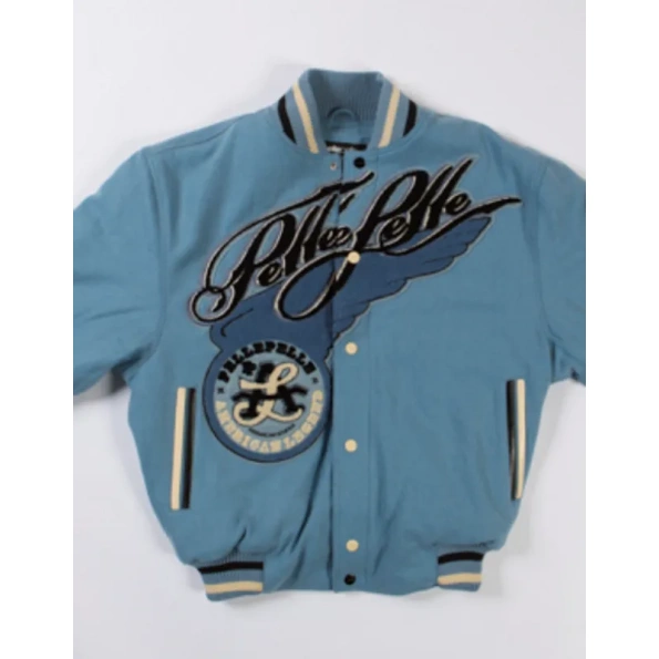 Pelle-Pelle-American-Legend-Turquoise-Varsity-Jacket.webp Pelle Pelle American Legend Turquoise Varsity Jacket