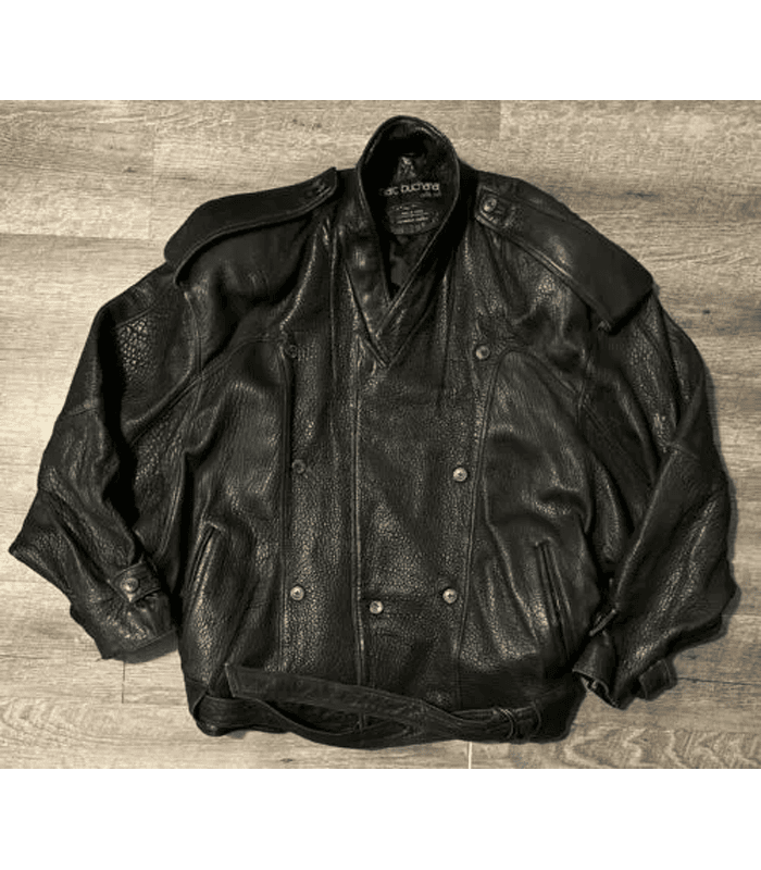 Pelle Pelle Black Leather Marc Buchanan Jacket