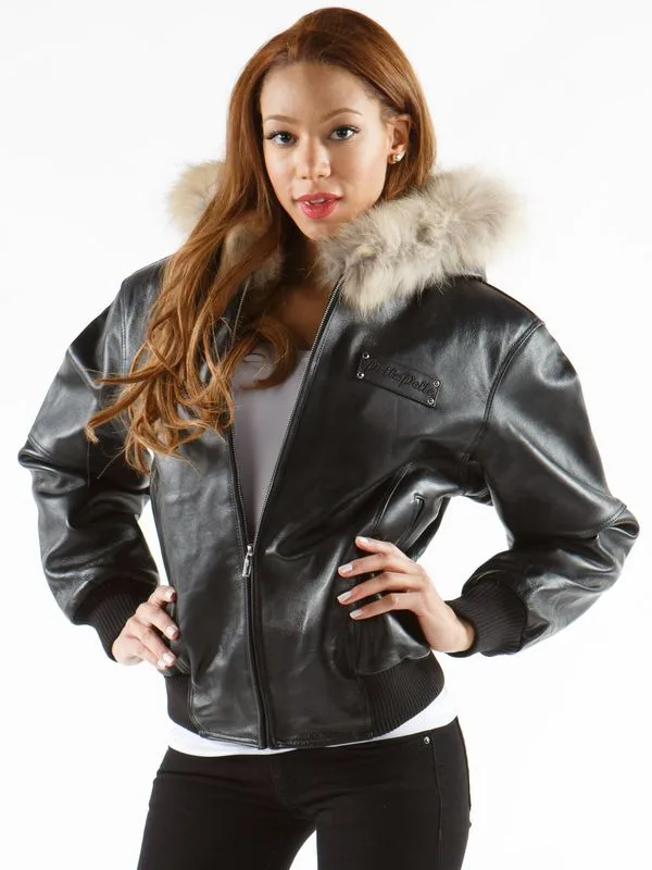 Pelle Pelle Womens Plain Black Leather Jacket