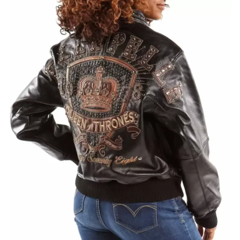 Pelle-Pelle-Black-Queen-Of-Thrones-Jacket.webp Pelle Pelle Black Queen Of Thrones Jacket - Image 1