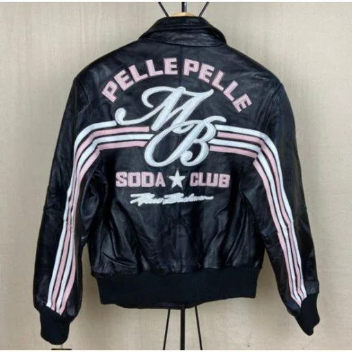 Pelle Pelle 78 Black Soda Club Leather Jacket