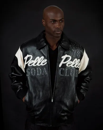 Pelle Pelle Black Soda Club Jacket