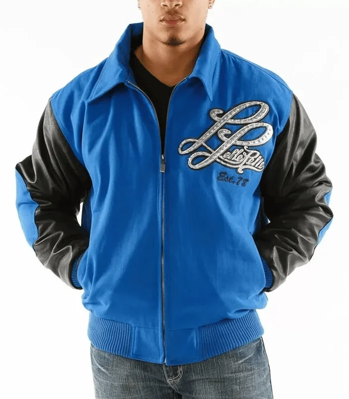 Pelle-Pelle-Blue-And-Black-Varsity-Jacket.webp Men’s Pelle Pelle Blue And Black Leather and wool Jacket