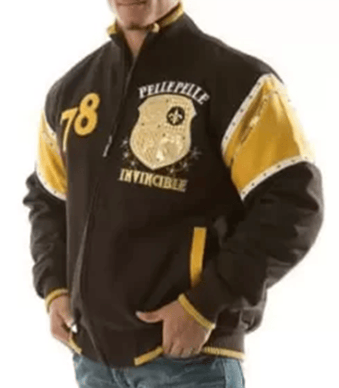 Pelle-Pelle-BrownJacket.png Pelle Pelle Brown Invincible Wool Jacket