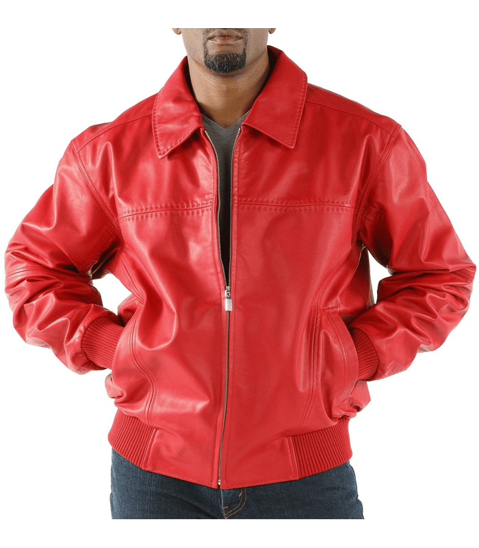 Pelle Pelle Butter Soft Red Leather Jacket
