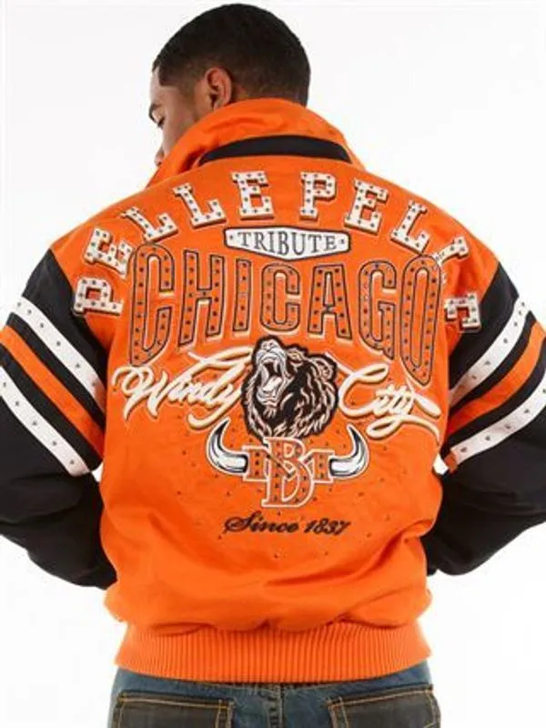 Pelle-Pelle-Chicago-Tribute-Orange-Varsity-Jacket.webp Pelle Pelle Chicago Tribute Orange Varsity Jacket