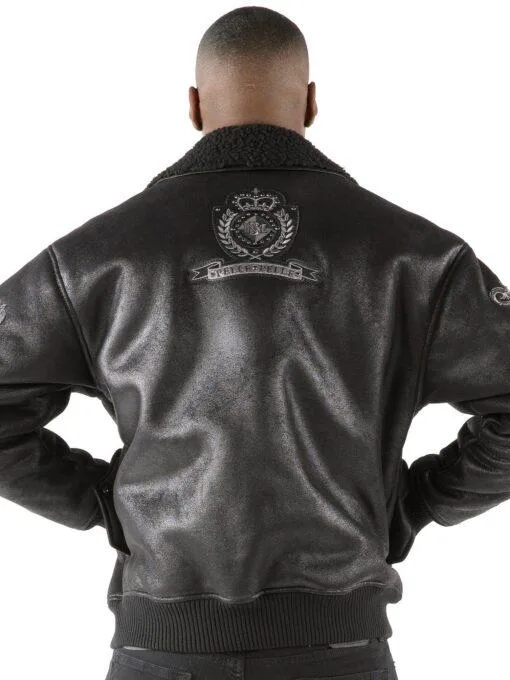Pelle Pelle Coat Of Arms Black Jacket