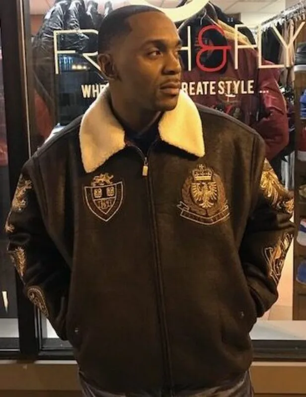 Pelle Pelle Coat of Arms Brown Leather Jacket