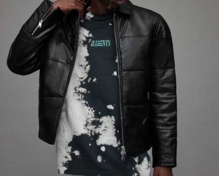 Pelle Pelle Leather Puffer Jacket