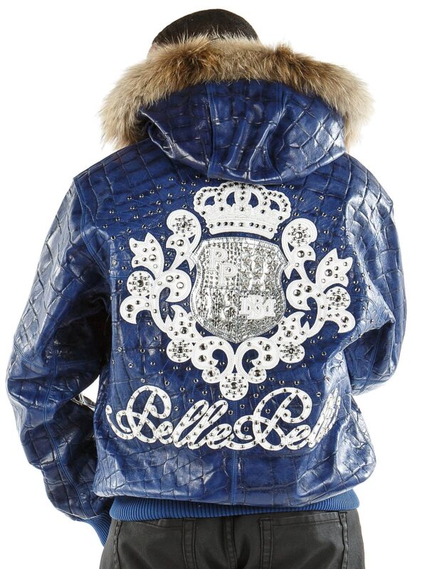 Pelle Pelle Crest Leather Blue Jacket
