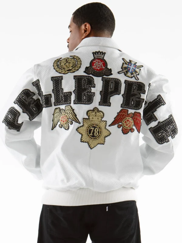 Pelle Pelle Decorated Leather Jacket