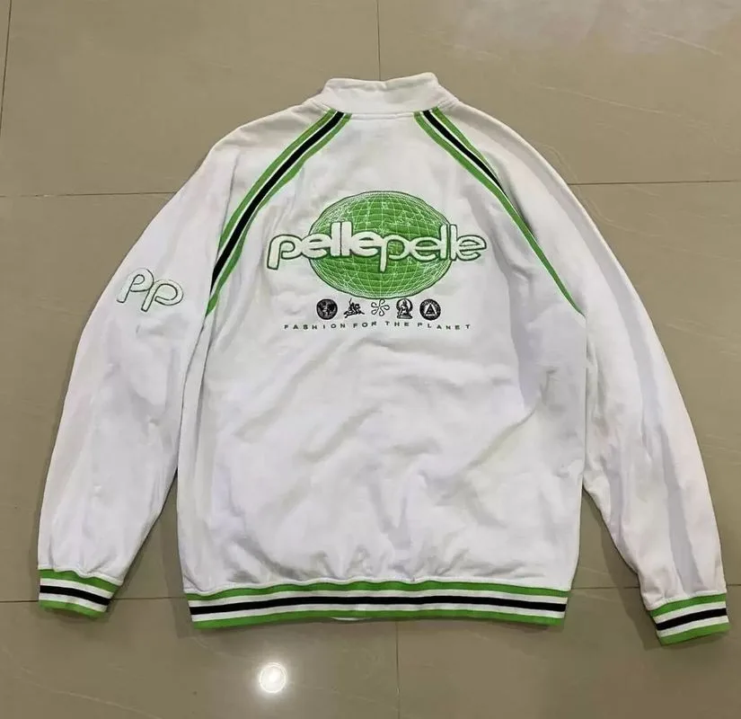 Pelle Pelle Embroidered Cotton White Jacket