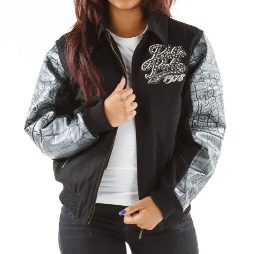 Pelle Pelle Exotic Black 1978 Wool Black Jacket