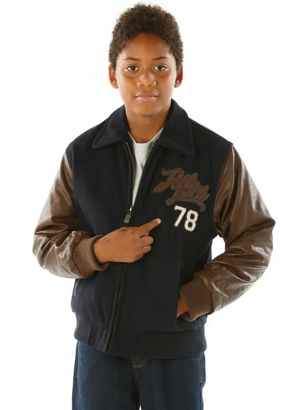 Pelle-Pelle-Kids-Indian-Legendary-Blue-Brown-Leather-Jacket.webp Pelle Pelle Kids Indian Legendary Blue & Brown Leather Jacket