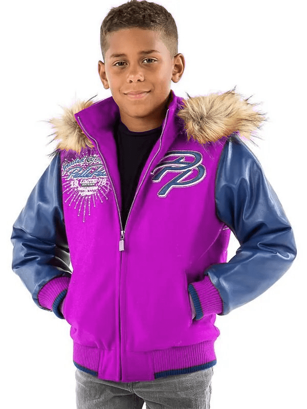 Pelle-Pelle-Kids-Limited-Edition-Blue-Mustard-Jacket-3.png Pelle Pelle Kids Limited Edition Blue & Light Purple Jacket