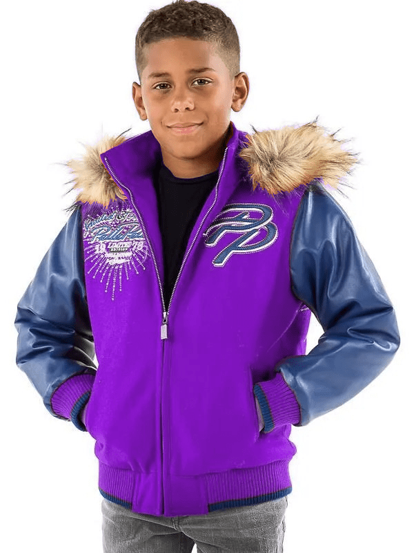Pelle Pelle Kids Limited Edition Blue & Purple Jacket