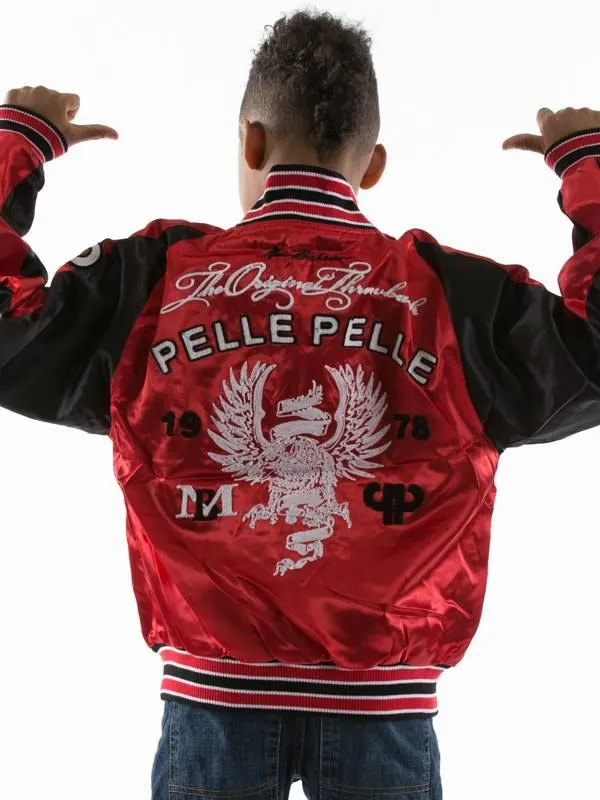 Pelle Pelle Kids MB Varsity Bomber Jacket