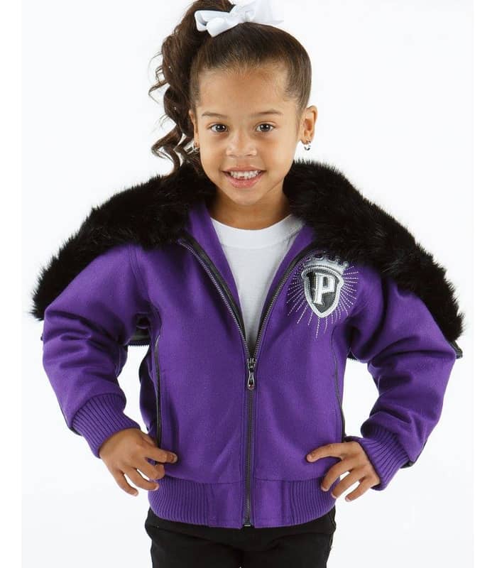Pelle-Pelle-Kids-Purple-Fur-Wool-Jacket.jpg Pelle Pelle Kids Purple Fur Wool Jacket