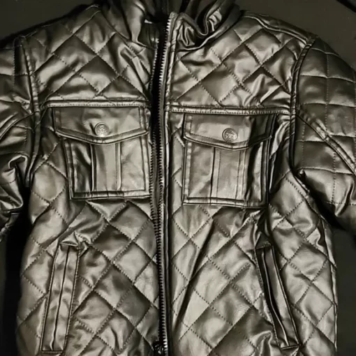 Pelle Pelle Kids Quilted Black Jacket