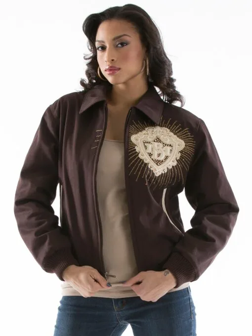 Pelle-Pelle-Ladies-Platinum-Diamonds-Brown-Jacket-jpg.webp Pelle Pelle Ladies Platinum & Diamonds Brown Jacket