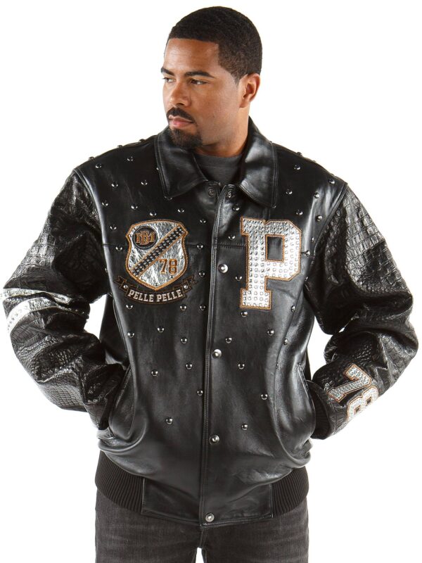 Pelle Pelle Letterman Jacket