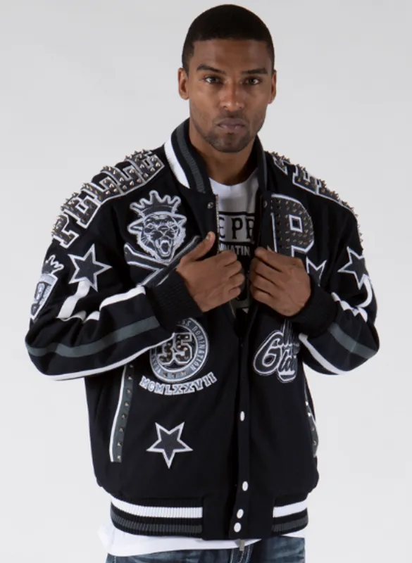 Pelle-Pelle-Limited-Edition-Black-Varsity-Jacket.webp Pelle Pelle Limited Edition Black Varsity Jacket