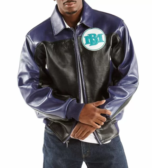 Pelle Pelle Marc Buchanan Purple Leather Jacket