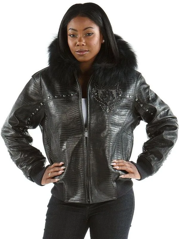 Pelle Pelle Womens Vintage Black Leather Jacket