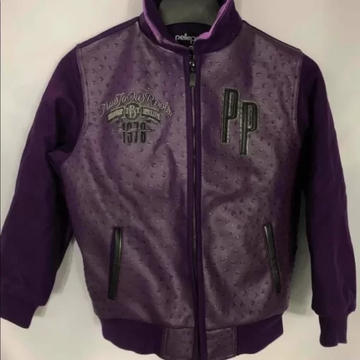 Pelle Pelle Marc Buchanan Purple “true To Our Roots” Jacket