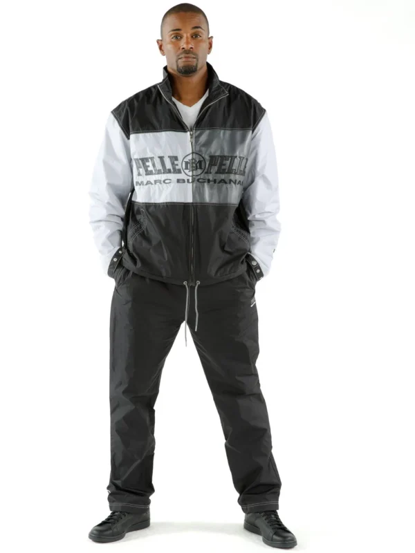Pelle Pelle Mb Mirror Jogger Black Tracksuit