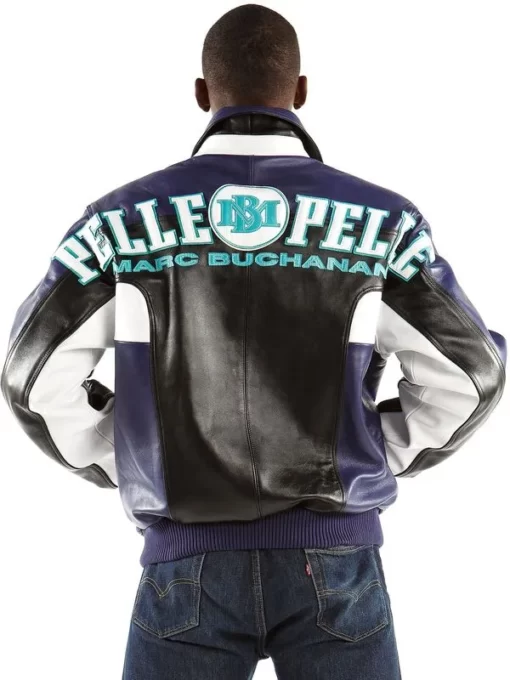 Pelle Pelle Men Marc Buchanan Multicolor Leather Jacket
