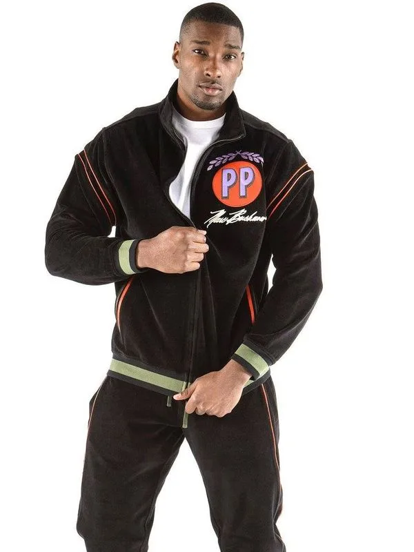 Pelle Pelle Mens Biker 1978 Black Wool Jacket