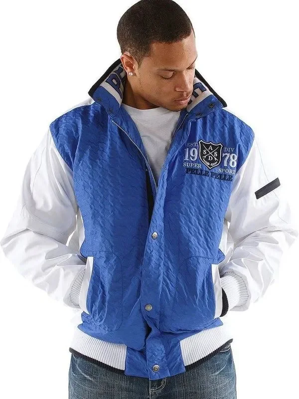 Pelle-Pelle-Mens-Blue-Super-Sport-Bomber-Jacket.webp Pelle Pelle Mens Blue Super Sport Bomber Jacket